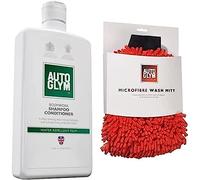 Shampooing et Conditionneur pour Carrosserie Autoglym 500ml + Gant Absorbant