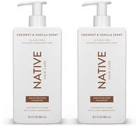 Shampooing Femme Et Homme - Parfum Naturel - Odeur Coco Et Vanille - Shampoing Hydratant - Donne Aux Cheveux Secs Un Éclat Doux Et Sain (2 Pack, 487 Ml)