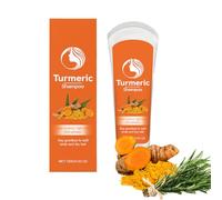 Shampooing infusé au curcuma, traitement intensif pour la réparation des cheveux abîmés, nettoyage en profondeur, soin du cuir chevelu, contrôle de l'huile avec des substances végétales nourrissantes