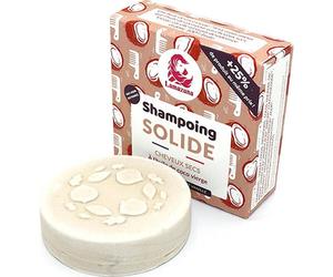 Shampooing Lamazuna à la vanille solide et à la noix de coco pour cheveux secs 55g