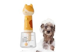 Shampooing mousse pour animaux de compagnie, distributeur de savon moussant pour chiens, Carton de distributeur de shampooing moussant électrique pour chien, Douche pour animaux de compagnie et baigno