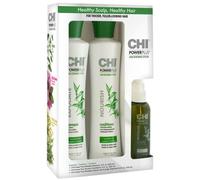 Shampooing nettoyant en profondeur 355ml, après-shampooing hydratant 355ml, soin sans rinçage 104ml