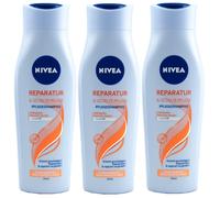 Shampooing Nivea Réparation 3 X 250ML Pour Cheveux Abîmés
