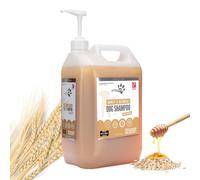 Shampooing pour chien Pritty Pets, 5 L, au pH professionnel, sans cruauté, sans silicone et sans paraban, fabriqué au Royaume-Uni (5 litres) avec pompe incluse