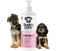 Shampooing pour Chiot Baby Fresh par Buddycare - Shampooing pour Chiens - Shampooing pour Chiot parfumé à la Poudre pour bébé avec de l'aloe Vera et de la provitamine B5 (500ml)