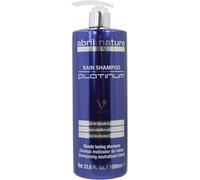 - Shampooing Professionnel Platinum - Pour Cheveux Blonds, Décolorés, Méchés Et/Ou Gris - Matifiant Violet - Adieu Aux Reflets Jaunâtres - Aspect Platine - 1000 Ml[Z1603]