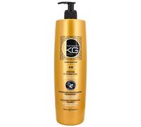KERAGOLD PRO - Shampoing Sans Sulfates Gamme AB - Kératine & Extrait d’Ail - Format 1L - Force, Croissance & Anti-Casse