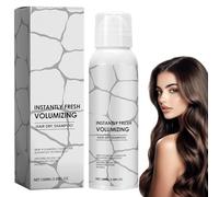 Shampooing Sec en Spray 100ml, Dry Shampoo sans Résidus Blancs, Fraîcheur et Volume Immédiats, Rafraîchit sans Laver, pour Cheveux Gras, Bruns et Blonds, Format Voyage