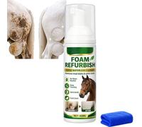 Shampooing sec pour chevaux, mousse nettoyante sans rinçage détachant (1Pcs)