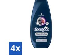 Shampooing Silver Reflex 250 ml de Schwarzkopf - pack d'avantages - 4 pièces