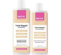 Shampooing & Soin Réparateur Sans Sulfate | Iniya Duo Kit Réparation | Shampooing et Masque Lissage Brésilien & Tanin