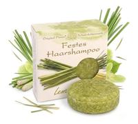 Shampooing solide au lait de brebis 58 g de citronnelle - Shampooing solide dans une boîte en papier avec fenêtre de visualisation - Avec beurre de cacao, extrait de miel, extrait d'algues et pro