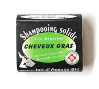 Shampooing solide BIO Cheveux gras à la Kératine enrichi au lait d'Anesse BIO