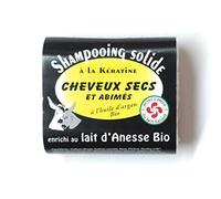 Shampooing solide BIO Cheveux secs et abimés à la Kératine enrichi au lait d'Anesse BIO