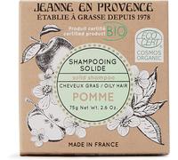 Shampooing Solide Bio - Parfum Pomme - Hydrate, Nourrit & Protège - Pour Cheveux Secs - Fabriqué En France À Grasse - 75 Gr