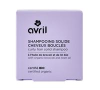 Shampooing Solide Cheveux Bouclés BIO - Huiles de Brocoli & de Lin - Avril