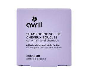 Shampooing Solide Cheveux Bouclés BIO - Huiles de Brocoli & de Lin - Avril