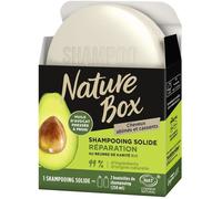 Shampooing Solide - NATURE BOX - Cheveux abîmés et cassants Réparation Avocat - 85 g