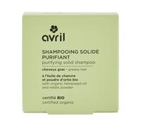 Shampooing Solide Purifiant Cheveux Gras BIO - Ortie & Argiles - Avril