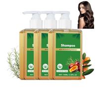 Shampooing Takuyi Cool, shampooing à l'huile de batana, favorise la santé des cheveux, shampooings nettoyants doux au romarin, nourrissants, doux et légers pour hommes et femmes (3pcs)