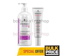 Shampooing traitement perte de cheveux gras + gommage professionnel du cuir...