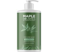 Shampooing végétalien dégraissant sans sulfate et sans paraben pour cheveux gras et cuir chevelu - Huiles essentielles clarifiantes - 739 ml