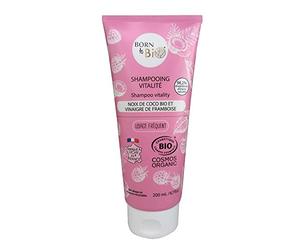 Shampooing Vitalité à la noix de Coco et au vinaigre de framboise 200mL, Bio certifié Ecocert