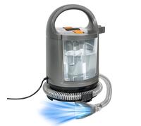 Shampouineuse 400W, Nettoyeur de Tapis avec Double Réservoirs 1,6L+0,48L, Nettoyeur Tâches 12kPa, Aspirateur Nettoyeur Moquettes pour canapé, Tapis, Rembourrage, Voiture