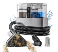 Shampouineuse Canapé, Aspirateur Nettoyeur de Tapis 17kpa, 600W, 80dB, avec 3 brosses remplaçables pour canapé, Tapis, Voiture