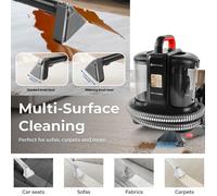 Shampouineuse Canapé, DAYPLUS Nettoyeur Canapé Tissu, Détacheur nettoyeur de tache, Nettoyeur de Tapis, Moquettes, Meubles, Tissus