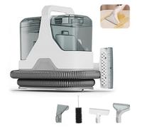 Shampouineuse,Nettoyeur de Tapis Portable 600W, et Brosses, Nettoyeur Tapis et Moquettes pour Canapé, Tissus d'ameublement, Voiture