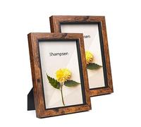 Shampsen Cadre Photo 13x18 cm Cadre d'image Pour Mur et Bureau 2 PCS Décoration de Maison Anniversaire,Cadeau de la fête des mères