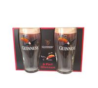 Shamrock Gift Company Guinness Lot de 2 verres à bière Motif toucan volant