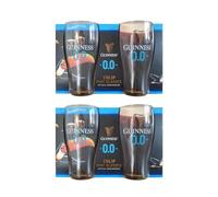 Shamrock Gift Company Guinness Lot de 4 verres à bière 0 %