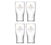 Shamrock Gift Company Guinness Lot de 4 verres à pinte Idéal pour la maison, le bar et la cuisine (Gravité)