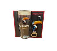 Shamrock Gift Company Guinness Toucan Pinte Verre à bière et décapsuleur