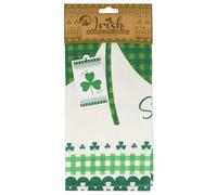 Shamrock Gift Company - Torchon gaufré « Lucky Irish Shamrock » - 100 % coton