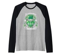 Shamrockin' Stéthoscope Heartbeat Trèfle Trèfle The Scrubs Manche Raglan