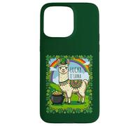 Shamrocks Arc-en-Ciel Lucky O'Llama pour la Saint-Patrick 2026 Coque pour iPhone 15 Pro Max