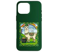 Shamrocks Arc-en-Ciel Lucky O'Llama pour la Saint-Patrick 2026 Coque pour iPhone 16 Pro Max