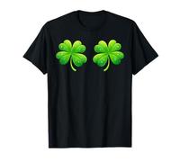 Shamrocks Boobs Irish St Patricks Day Clover Women Girl T-Shirt