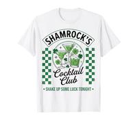 Shamrock's Cocktail Club Shake Up Some Luck Tonight T-Shirt