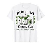 Shamrock's Cocktail Club Shake Up Some Luck Tonight T-Shirt