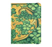 Shamrocks Porte-cartes en cuir Lucky St pour carte d'immatriculation et d'assurance de voiture, boîte à gants pour cartes, documents essentiels, permis de conduire, documents pour homme et femme