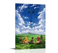 SHAMWZ Xenoblade Chronicles 2 Poster paysage fantastique Peinture décorative sur toile Art mural pour salon, chambre à coucher, 60 x 90 cm