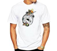 SHAN FENG Jebbin T Shirt Space Kerbal Vector Gaming Games ksp Fan Art Rocket.. White M