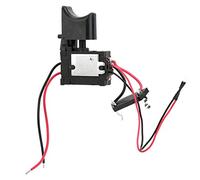 Shanbor Interrupteur à gâchette de perceuse 7.2 V - 24 V batterie au Lithium interrupteur à gâchette de commande de vitesse de perceuse sans fil avec petite lumière