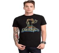 Shane Fashion Men's Summer T Shirt Printed Psychonauts Raz T Shirt Men Casual Shirt Black Manches Courtes(XX-Large)