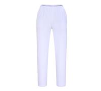 shane&shaina Pantalon de Travail Pantalon médecins infirmières Longue (Femme-Blanc, XXL)