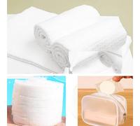 SHANFEILU Lot de 6 serviettes compressées portables - Serviettes de voyage réutilisables pour randonnée, camping, plage, natation